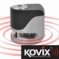kovix KS6 不鏽鋼色 送原廠收納袋+提醒繩 偉士牌機車 VESPA 可用 德國鎖心警報碟煞鎖