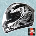 福利品【ZEUS ZS-806A II33 麒麟】彩繪款│內藏墨片設計│機車騎士│全罩│輕量化│內襯全可拆