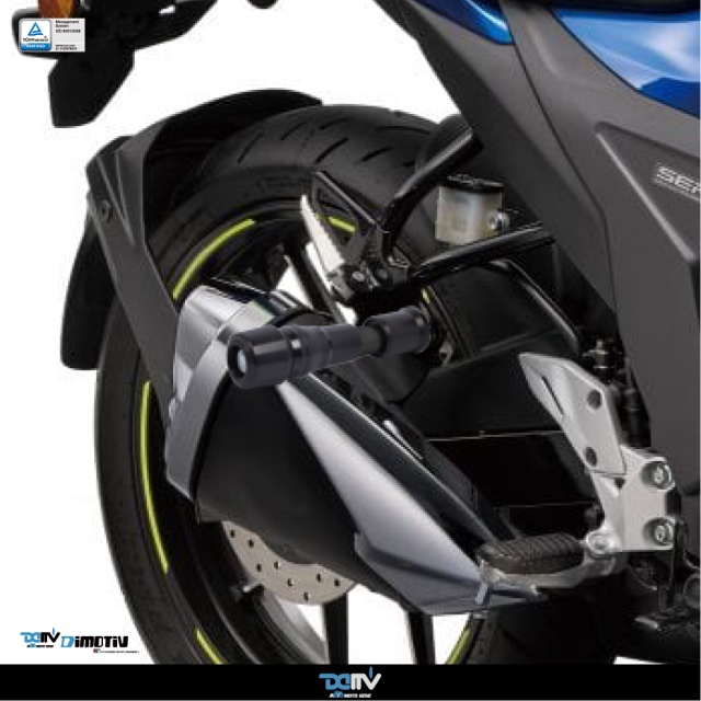 【柏霖】Dimotiv SUZUKI GIXXER-SF 250 20-21 排氣管防摔柱-Lite款 DMV