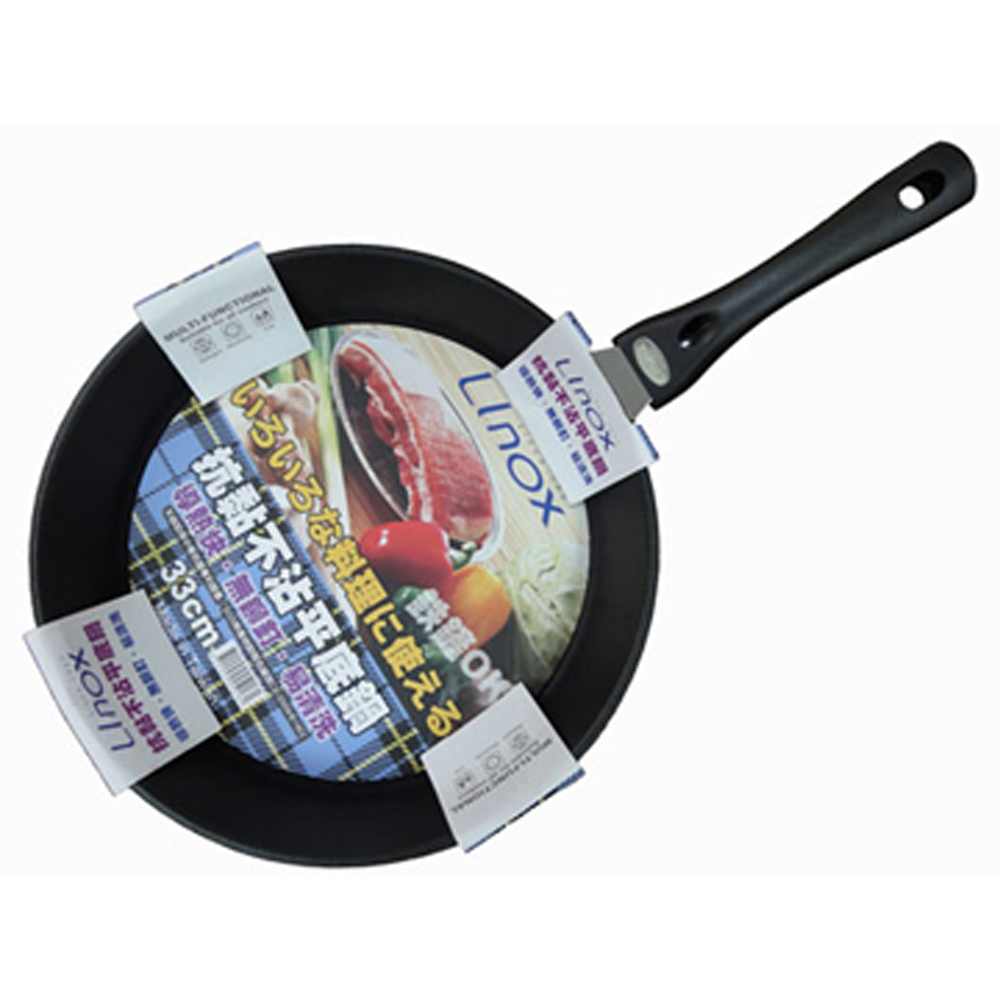 (LInox)LInox no rivets Antiadhesive nonstick pan33cm PChome Global Home