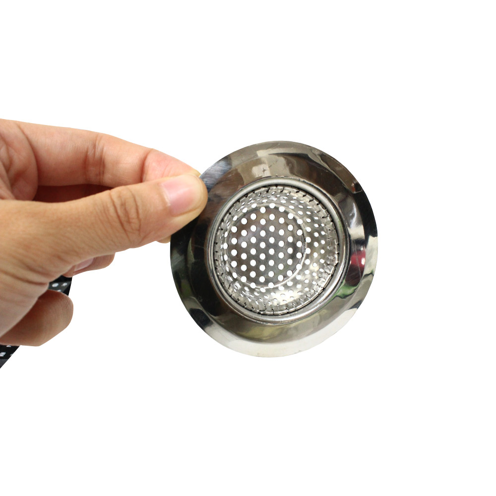 PUSH! 廚房用品外徑70MM內徑43MM深度18MM密合式不鏽鋼流理台水槽濾網