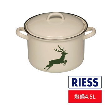 RIESS琺瑯燉鍋4.5L-小鹿圖案