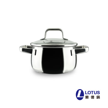 【LOTUS】倍麗鮮味雙耳湯鍋18cm