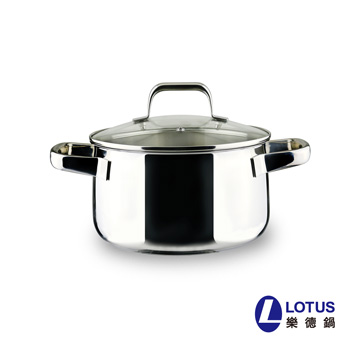【LOTUS】倍麗鮮味雙耳湯鍋22cm