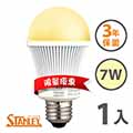 日本STANLEY 7W LED燈泡暖白光540流明 一入