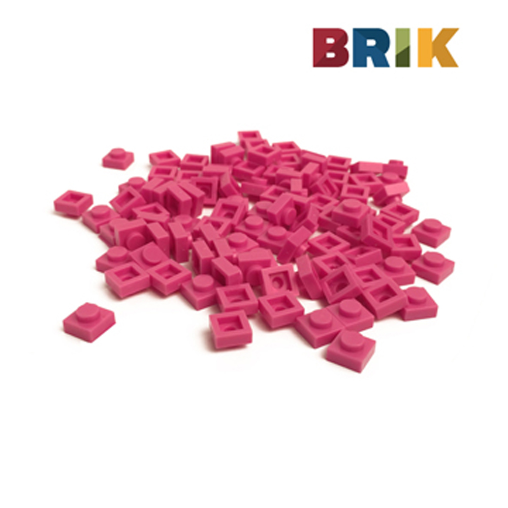 美國Brik 積木組- 桃紅色