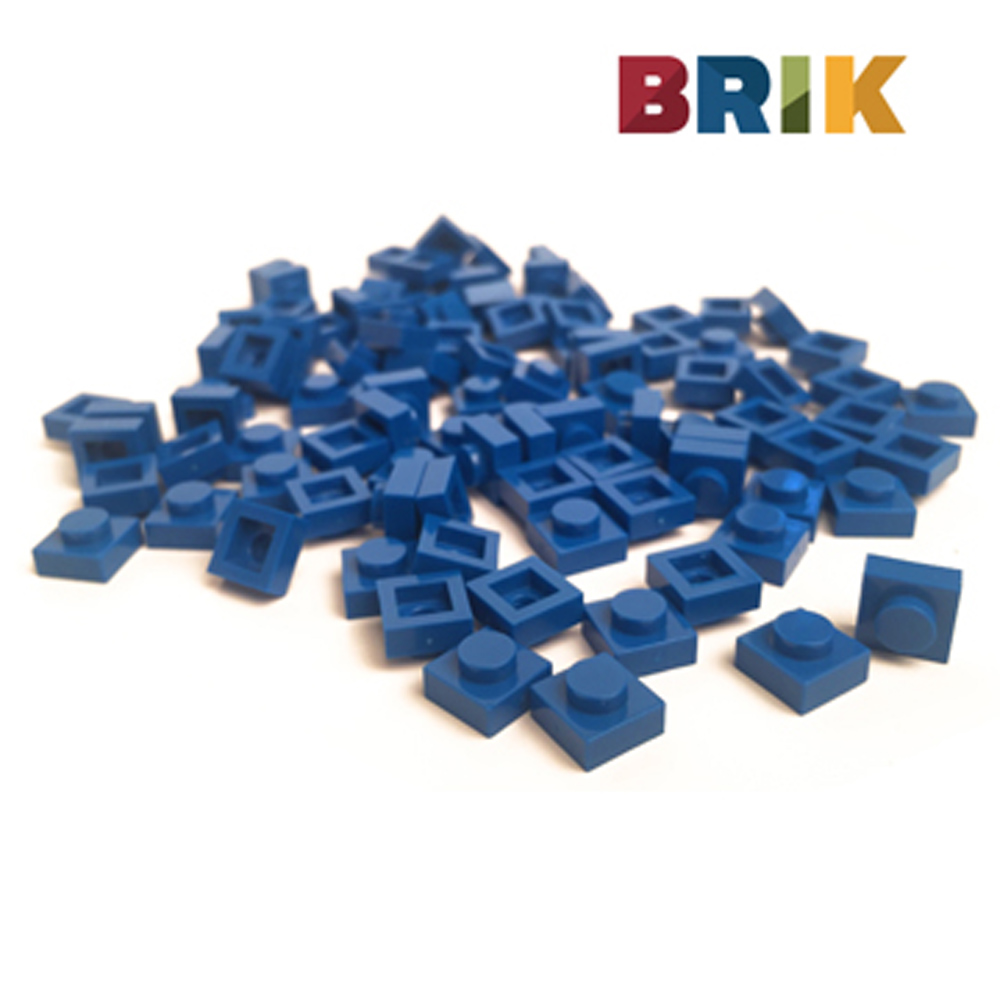 美國Brik 積木組- 深藍色