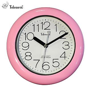 Telesonic/天王星鐘錶 防水、防潮掛鐘桌面立鐘兩用 馬卡龍彩色時鐘 日本機芯