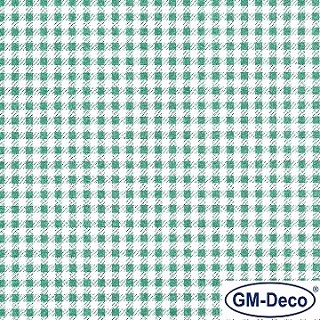 GM-DECO優質壁貼-復古綠格