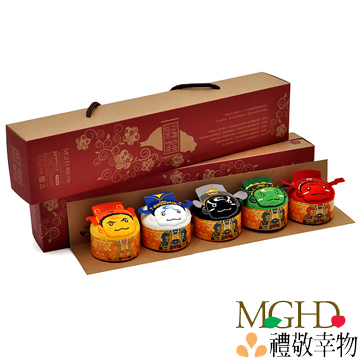 【MGHD】五路財神蛋糕毛巾拜年禮盒