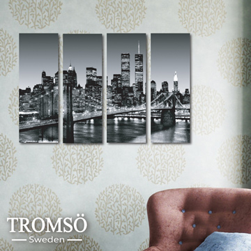 TROMSO瑞典時尚無框畫/紐約鐵橋迷你款