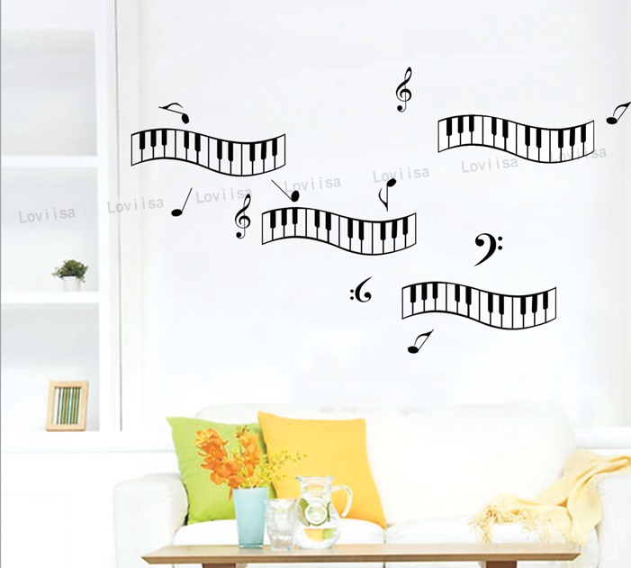 壁貼 Loviisa 音符樂譜 無痕壁貼壁紙 Pchome 24h購物