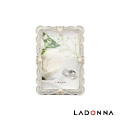 日本 LADONNA Bridal 幸福花嫁 世紀婚禮4x6相框 MJ45-P-WH