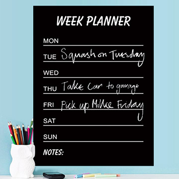 《stylelife》情境壁贴★趣味黑板留言记事贴–weekly planner周记事