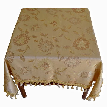 花漾*米/防泼水精致缇花丝繐桌巾/餐巾/桌垫/桌旗/台布/沙发主桌,小