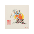 【史博文創】十二生肖吸水杯墊-兔(彩色)