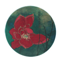 【史博文創】吸水杯墊-張葆羅 翠佩紅妝