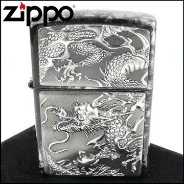 【ZIPPO】日系~電鑄昇龍-日本工匠豪華技藝(銀龍銀玳瑁款)