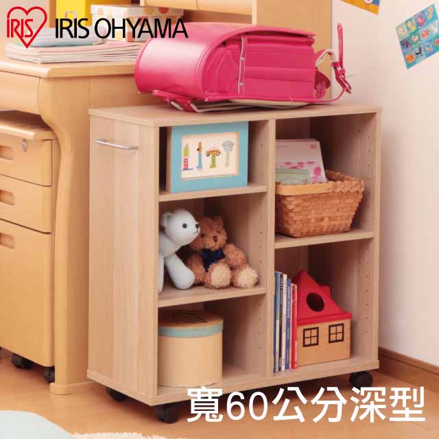 【IRIS OHYAMA】日本愛麗思開放式收納推車寬60公分系列(深型) SYR-6026