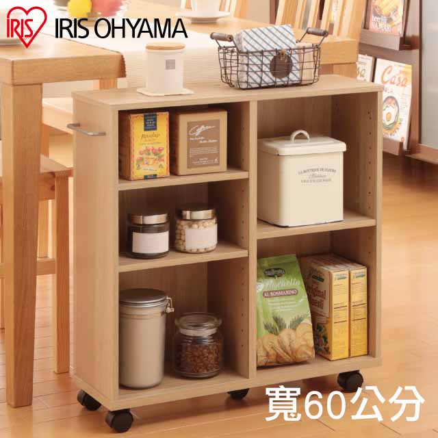 【IRIS OHYAMA】日本愛麗思開放式收納推車寬60公分系列 SYR-6020
