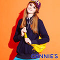Gennie’s奇妮寵愛G~休閒連帽保暖秋冬孕婦上衣-紫(G3Y04)