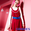 Gennie’s奇妮 舒適羊毛秋冬孕婦上衣-白(GSY12)