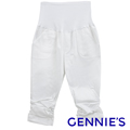 Gennie’s奇妮 實搭簡約風格春夏孕婦七分褲-米(G4V87)
