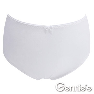 買一送一Gennie’s奇妮極緻棉舒適中腰孕婦內褲-白(GB03)