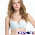 Gennie’s奇妮 涼酷無痕-孕哺兩用內衣(藍GA20)