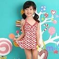 【It’s Me】女童可愛蘋果三件式泳裝
