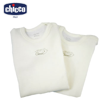 【chicco】長袖羊毛連身衣二入