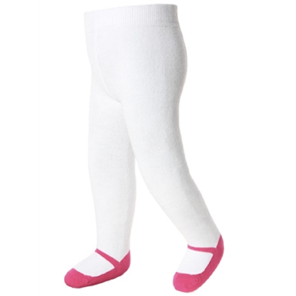 美國 Baby Emporio 造型棉襪 瑪莉珍 褲襪 嬰兒襪 女嬰 襪子 桃紅色 0-6M 6-12M