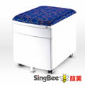 【欣美家具】伴讀活動櫃-藍