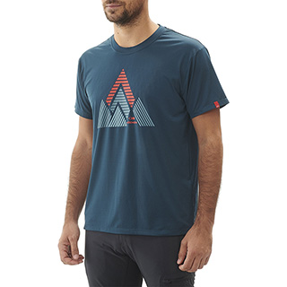 法國【EiDER】男排汗抗UV印花短袖圓領衫 / 9EIV4299