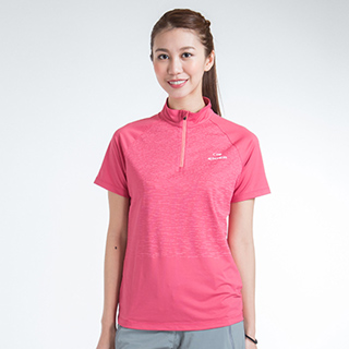 法國【EiDER】女排汗透氣抗UV短袖POLO衫/7EIV2895