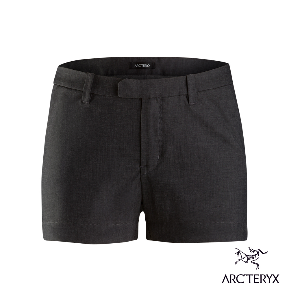 Arcteryx 始祖鳥 女 Devis 抗污防潑吸濕 休閒短褲 碳纖維灰