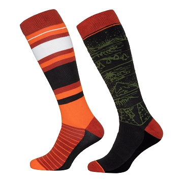 PROTEST 男保暖雪襪 (沼澤色) ADVENTURER ACTIVE SNOW SOCKS 2 PACK (2雙入)