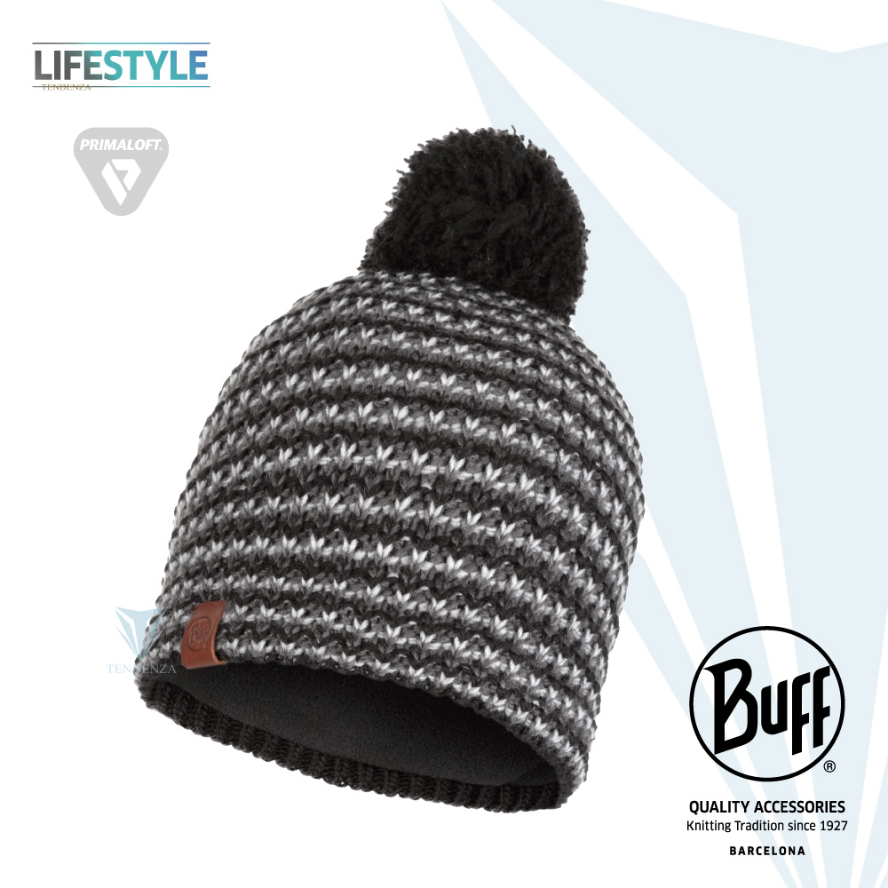 buff knitted hat