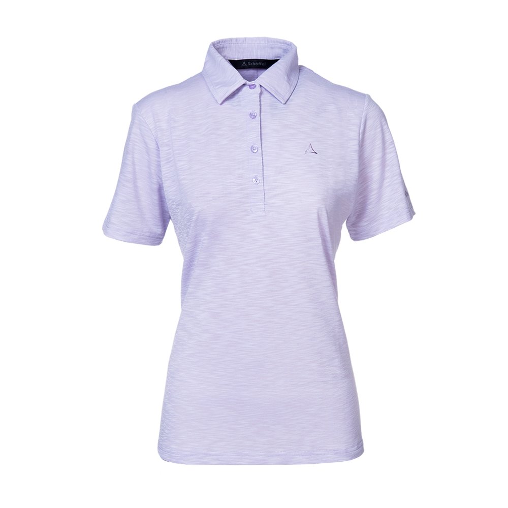 德國【Schoffel】女彈性排汗抗UV短袖POLO衫 / 9SL60-10051