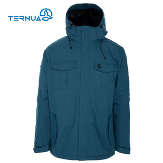 TERNUA 男SHELLTEC防水透氣連帽保暖外套1643042 / 2457深藍
