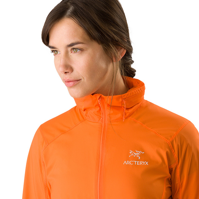 Arcteryx 始祖鳥 女 Nodin 抗UV風衣外套 歡樂橘