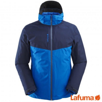 Lafuma 男 PUMORI GTX 二件式防水保暖羽絨外套-藍
