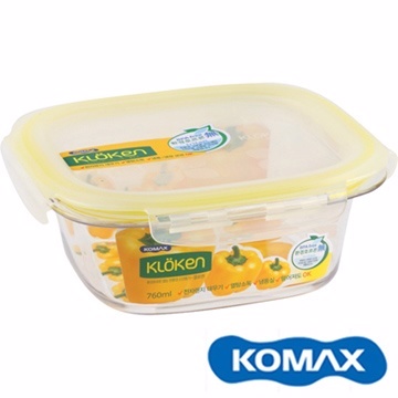 KOMAX 輕透 Tritan 方形保鮮盒 760ml (72523)