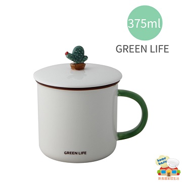 【新食器】NIWAWA仙人掌馬克杯-GREEN LIFE-375ML