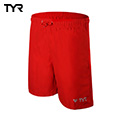 美國TYR 男款透氣慢跑短褲 Bentley Shorts Red 台灣總代理
