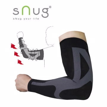SNUG運動壓縮手臂套-1雙(M號)