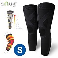 SNUG運動壓縮全腿套-1雙(S號)(百搭黑)