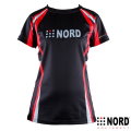 NORD 3M 女用機能性乾濕分離慢跑衣-黑紅