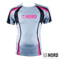 NORD 3M 男用機能性乾濕分離慢跑衣-灰粉