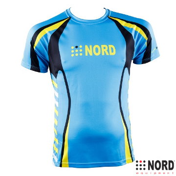 NORD 3M 男用機能性乾濕分離慢跑衣-天空藍